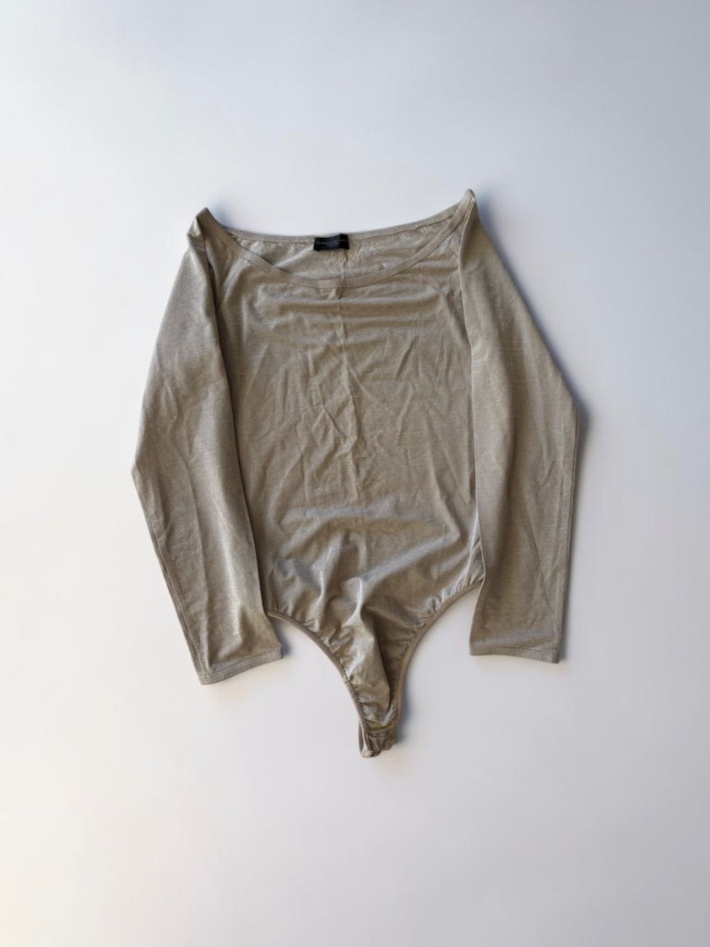 Donna Karan New York Metallic Shimmer Long Sleeve Top ✨
